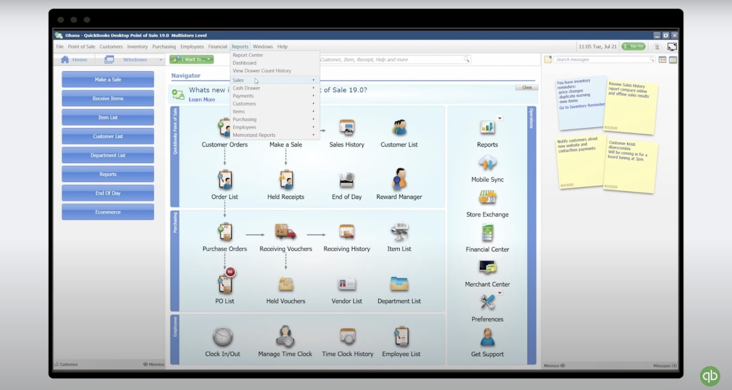 QuickBooks POS- QuickBooks POS working